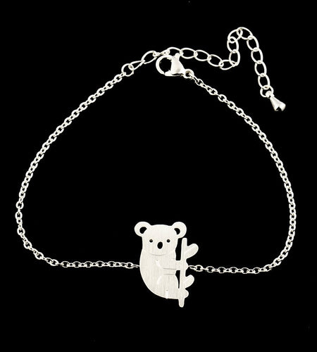 Chain Stainless Steel Women Men Koala Bracelet