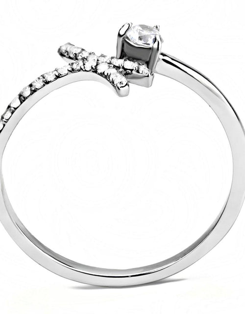 Load image into Gallery viewer, DA145 - High polished (no plating) Stainless Steel Ring with AAA Grade
